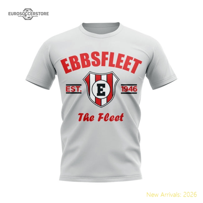 Ebbsfleet Established Football T-shirt (white) - Competitive Price