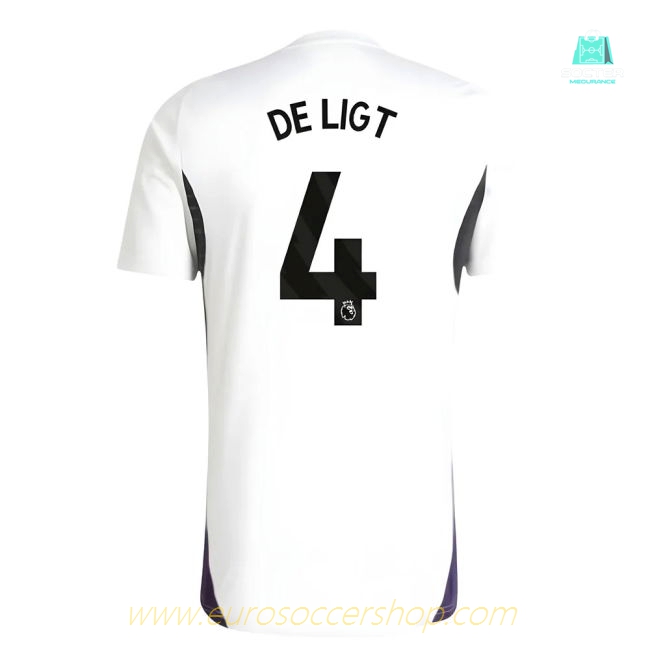 2025-2026 Man Utd Training Jersey (White) (De Ligt 4)