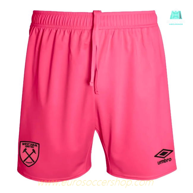 2024-2025 West Ham Goalkeeper Shorts (Pink) - Kids
