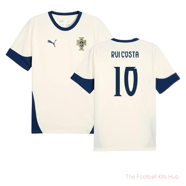 2025-2026 Portugal Training Jersey (Sugared Almond) (Rui Costa 10)