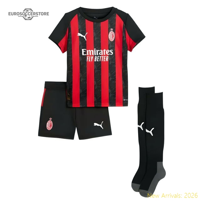 2025-2026 Ac Milan Home Elite Jersey Nike Dri-fit Nike Dri-fit