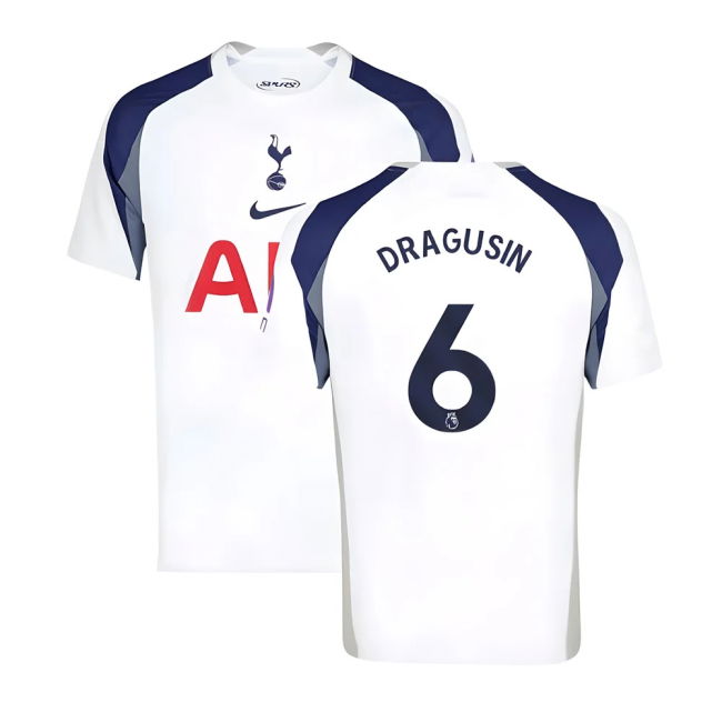 Genuine Copy Tottenham Home Replica Jersey for Adults (Dragusin 6)