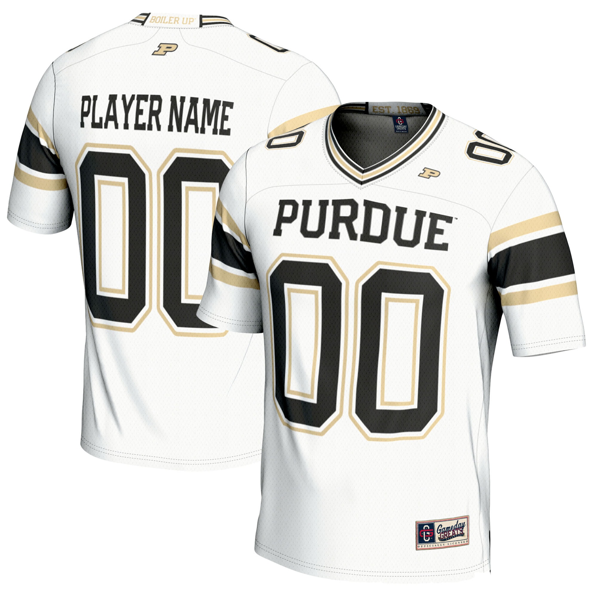 Purdue Boilermakers GameDay Greats Youth NIL Pick-A-Player 2026 Season Football Jersey - White