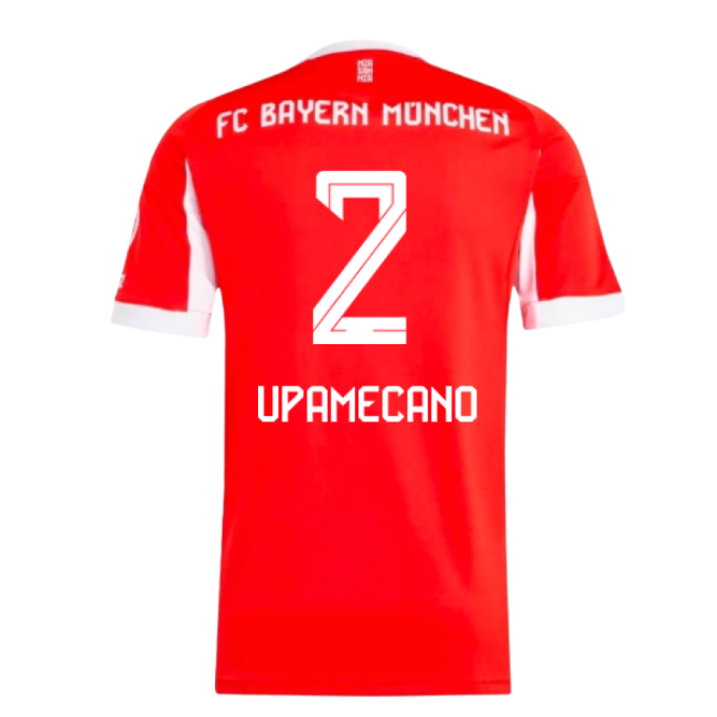 Bayern Munich Official 2025-2026 Home Shirt (Upamecano 2)