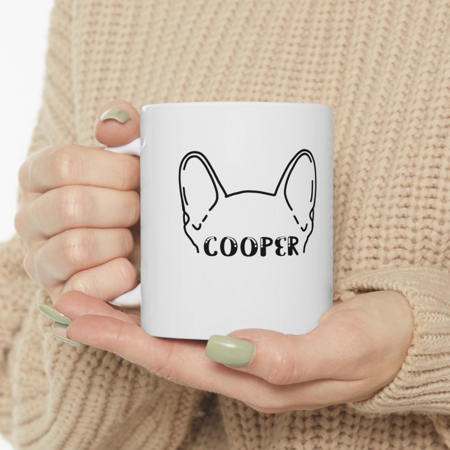 French Bulldog Custom Mug With Frenchie Name Cute Frenchie Essential