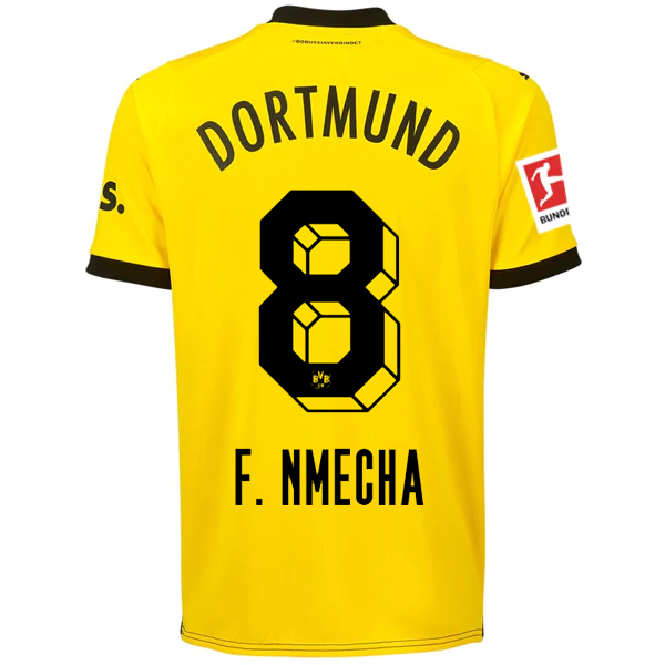 Borussia Dortmund Nmecha 2023-2024 Bun Home Jersey – Authentic Shirt