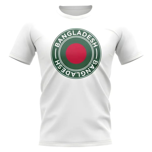 Limited-Edition Bangladesh Football Badge T-Shirt (White)