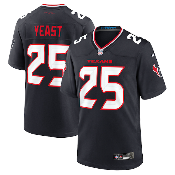 None Russ Yeast Game Jersey - Navy | NFL Player Jersey | NFL Football
