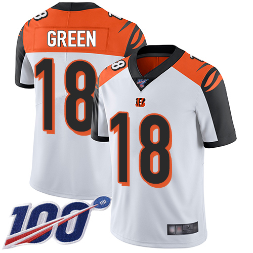 NFL CIN Bengals #18 A.J. Green Green Limited Jersey - A-v10