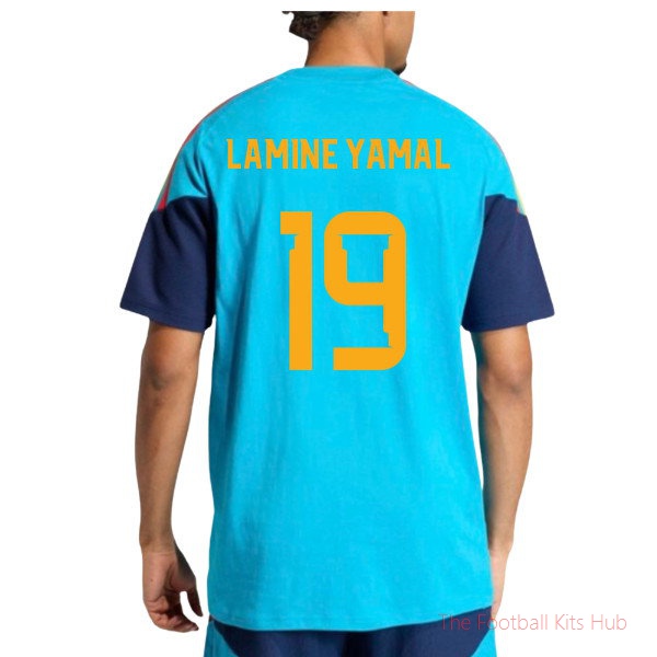 [EFS] 2026/27 Spain Training Tee (Bold Aqua) (Lamine Yamal 19)