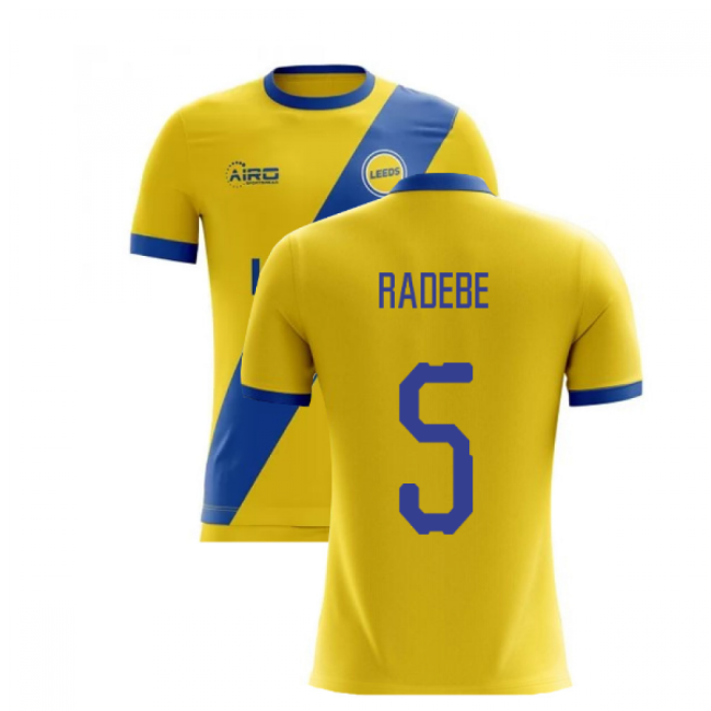 Top Tier Leeds Leeds Away Concept Football Shirt Radebe #5 Modern ...
