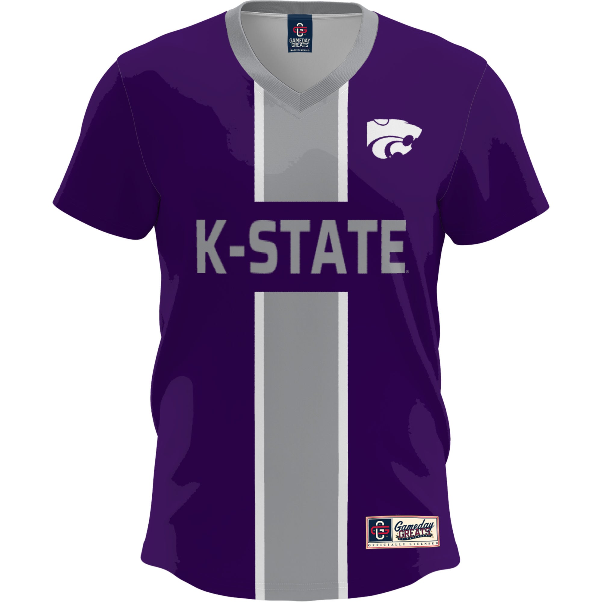 [LK] Kansas State Wildcats GameDay Greats Lightweight Soccer Fashion Jersey - Purple