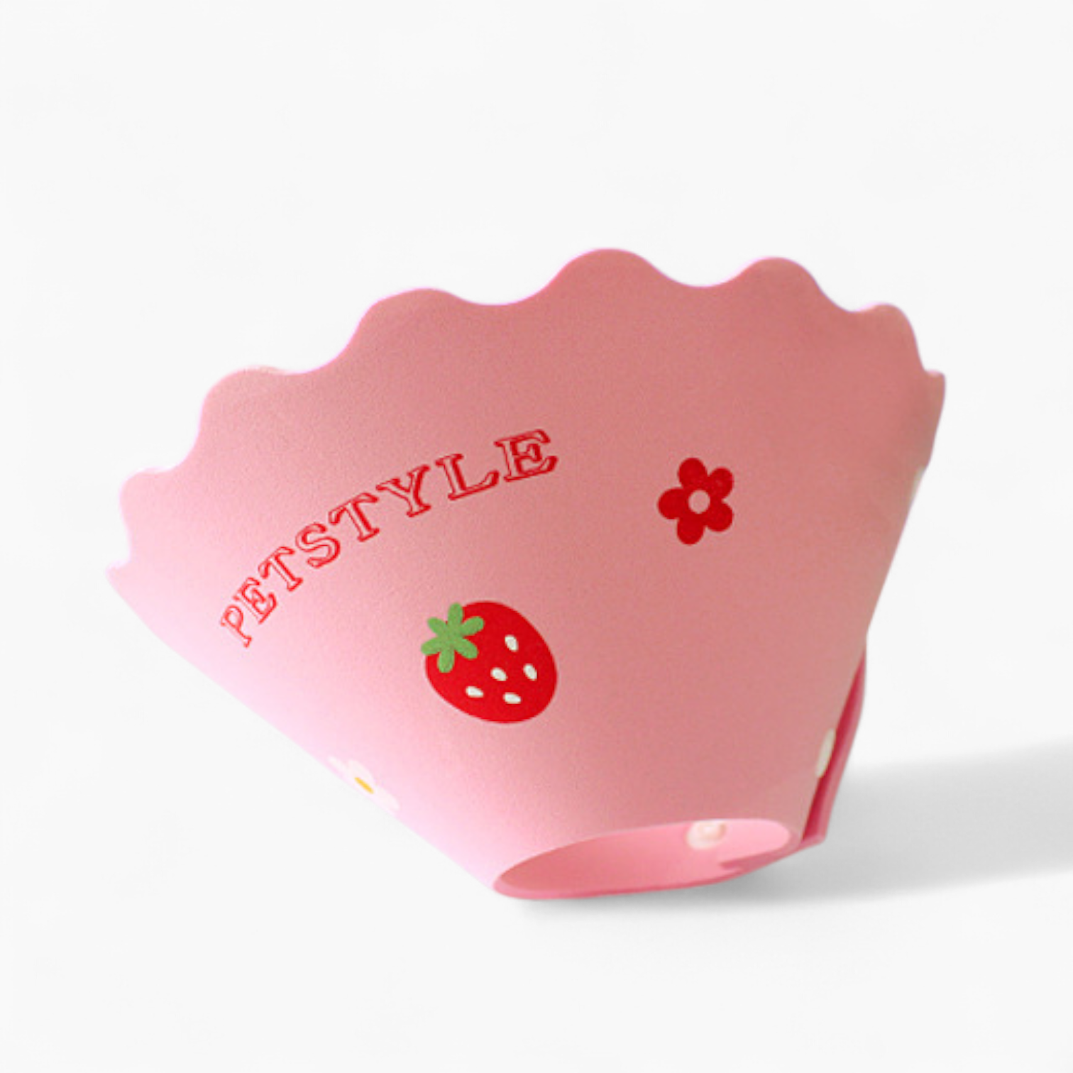 Blossy Frenchie Sunflower Collar – Soft Anti-Lick Anti-Bite Headgear