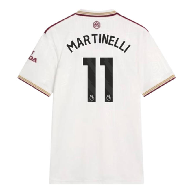 2025-20 Arsenal Third Soccer Shirt Martinelli #11 L M S