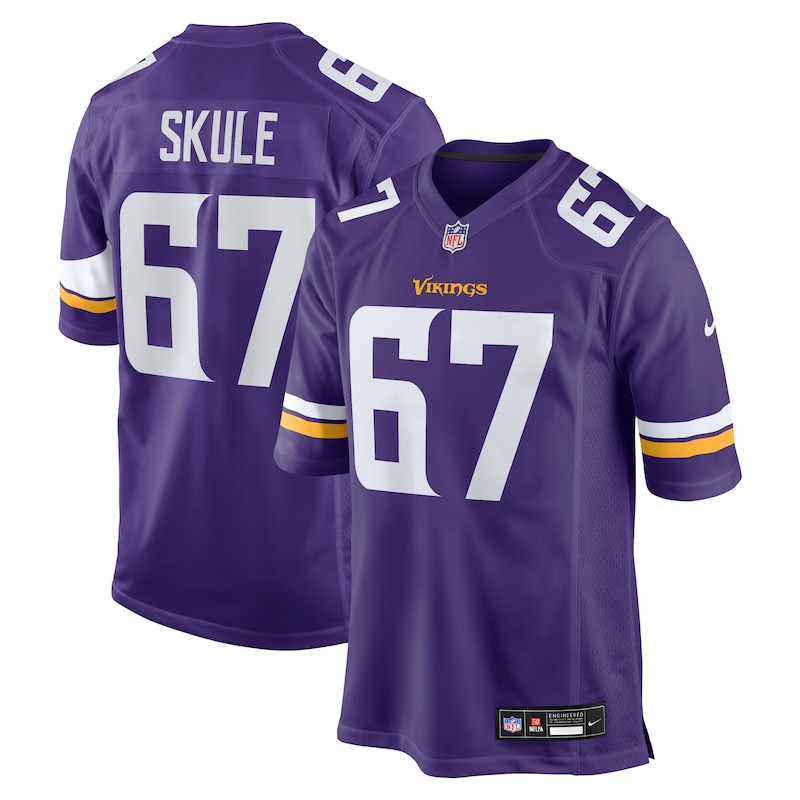 None Justin Skule MIN Vikings Dynamic Premium Jersey Football Apparel
