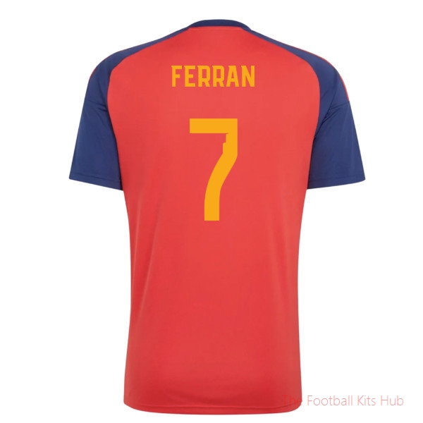 2026-2027 Spain Home Fan Jersey (Ferran 7)