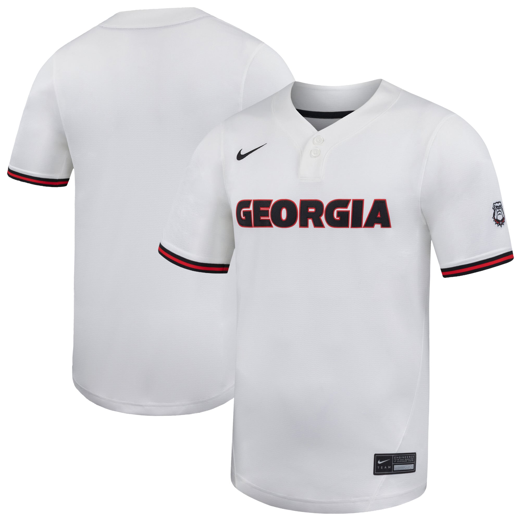[NJP] Georgia Bulldogs Unisex Limited Softball Jersey - White