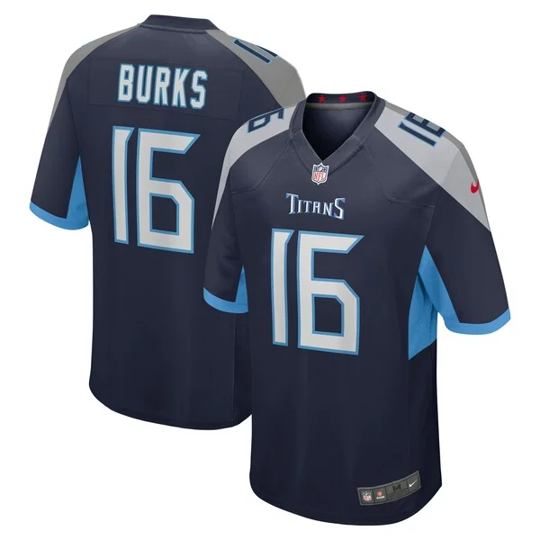 None Treylon Burks Game Jersey - Navy | NFL Player Jersey | NFL Footba