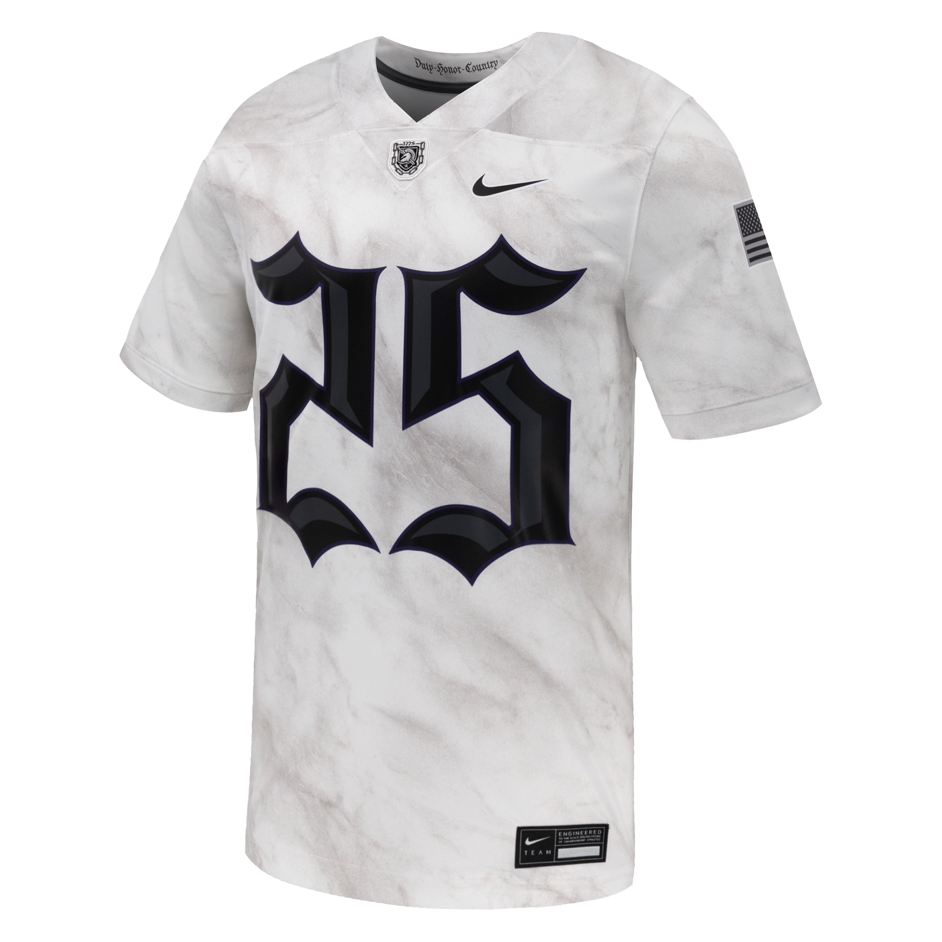 #25 Army Black Knights Army 250 Collection Game 2026 Season Football Jersey - White