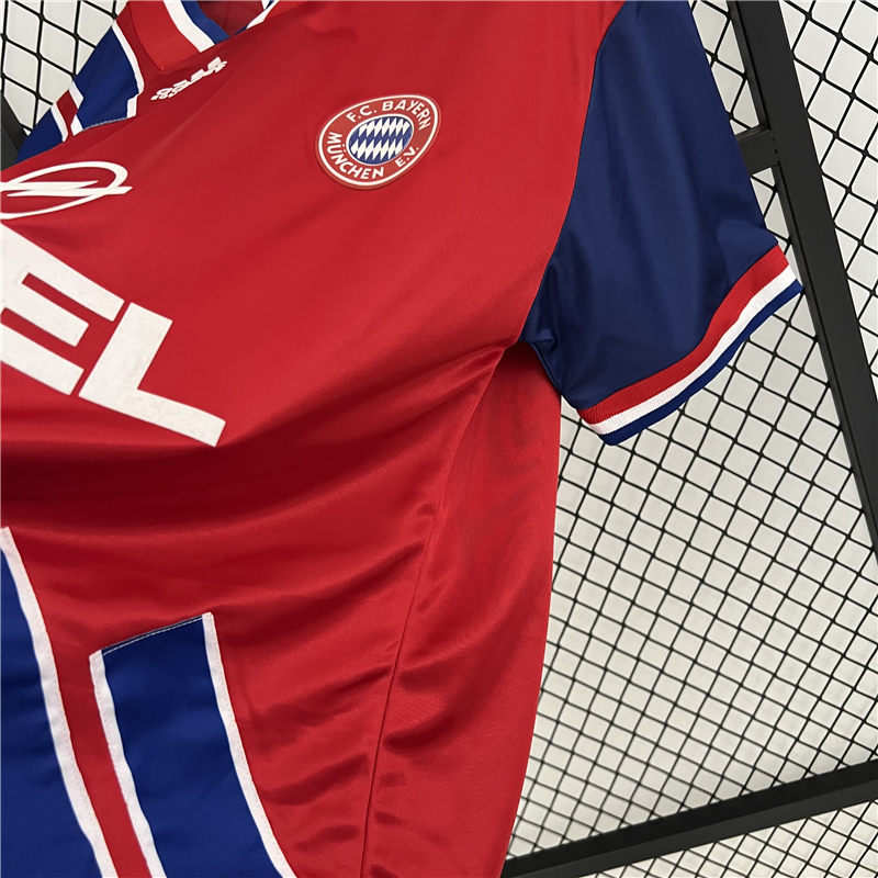 Official Official Quick Dry Bayern Munich 9395 Retro Home Shirt