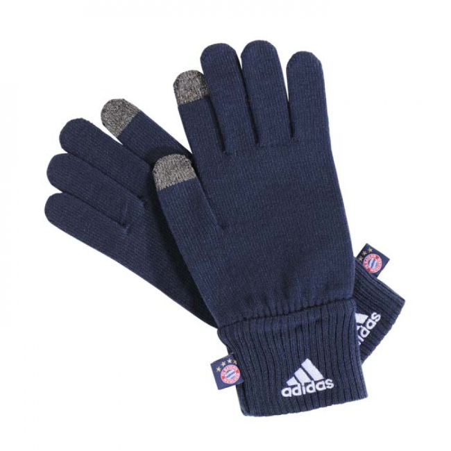 2017-2018 Shirt by Bayern Munich Adidas Knitted Gloves