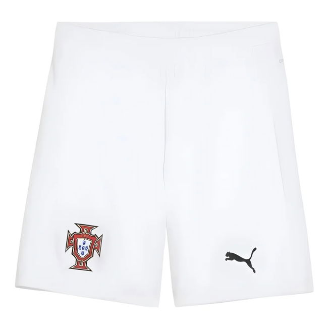 2025-2026 Portugal Away Shorts (White) - Kids Performance