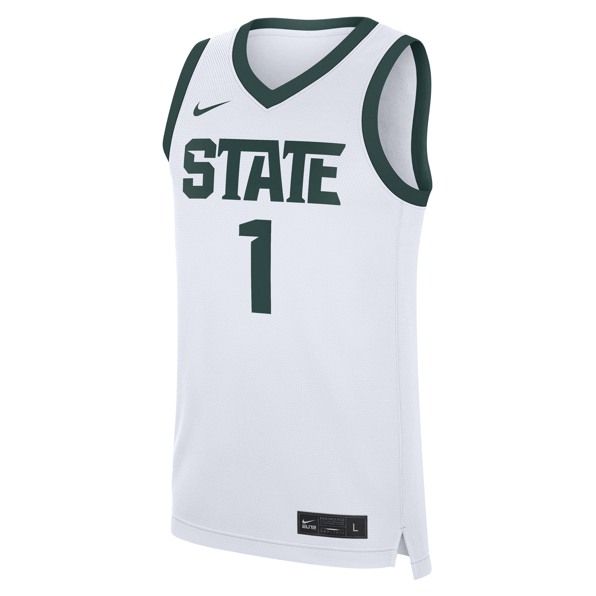[DDG] Michigan State Spartans Home Replica Jersey - White