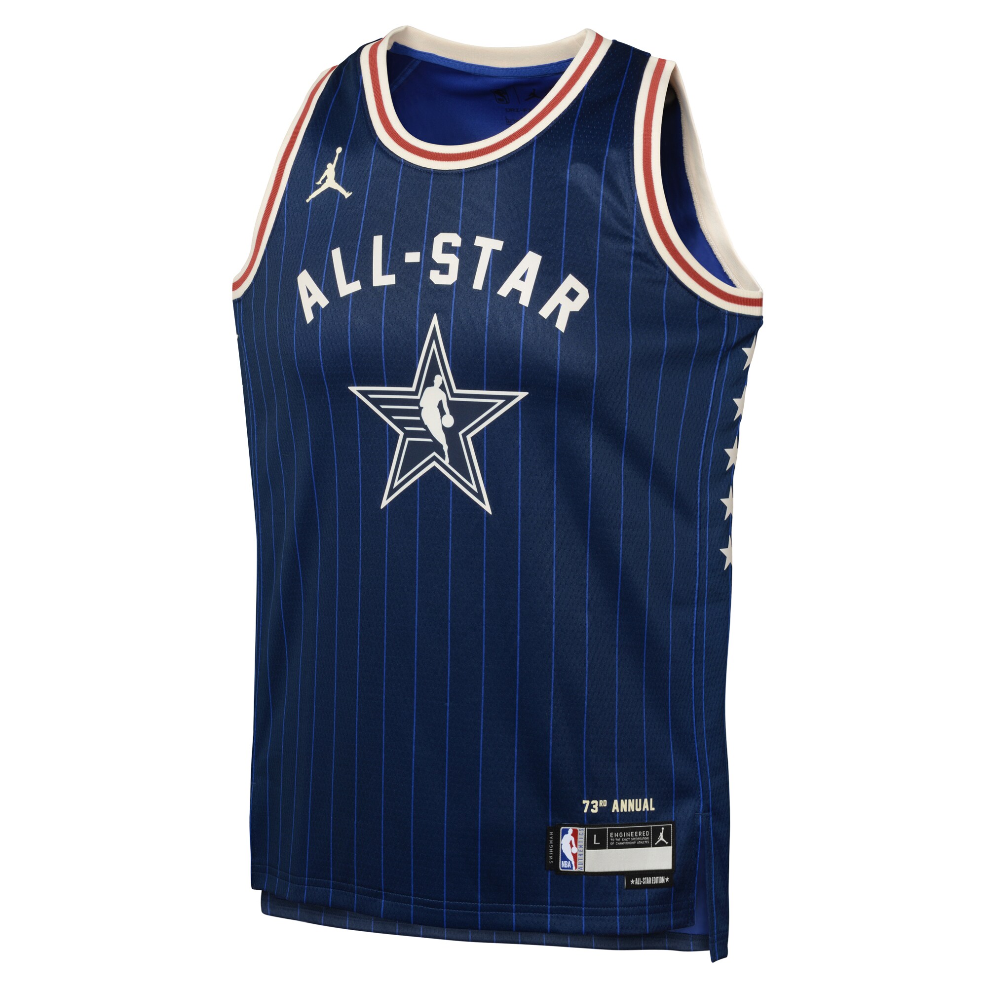 [DDG] LeBron James #23 Youth 2024 NBA All-Star Game Swingman Jersey - Navy