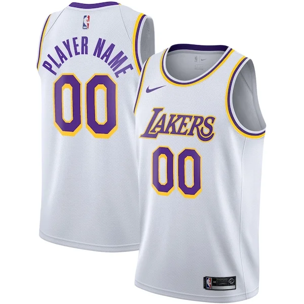 Los Angeles LAL Swingman Jersey - modern genuine - White NBA