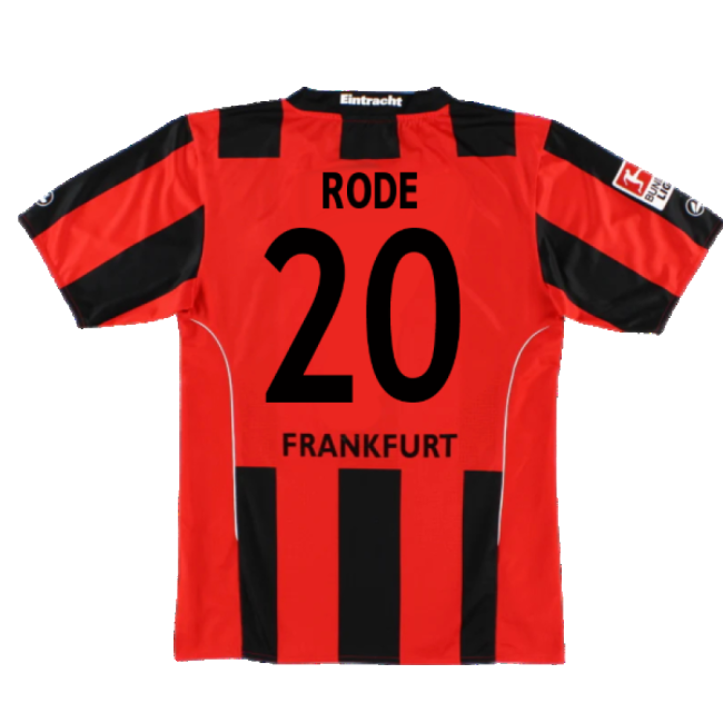 Frankfurt Home Shirt Very Good S Rode #20 Top Tier Enthusiastic La...