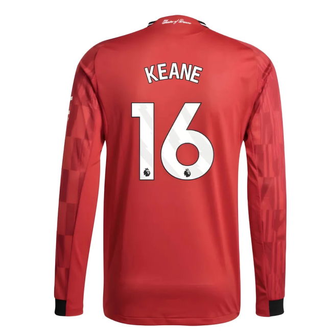 Man Utd 2025-20 Home Soccer Kit Keane Printing L M S