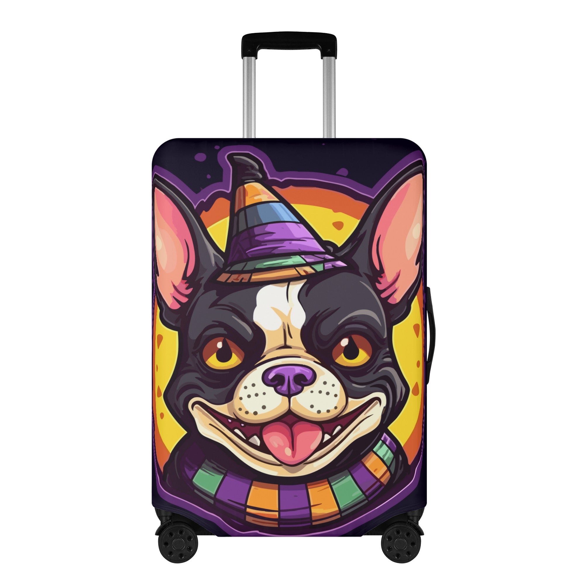Stylish Culture-Inspired Bear - Luggage Cover for Street Style Stylish