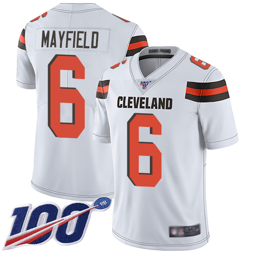 NFL C B Browns #6 Baker Mayfield Brown Limited Jersey --v8