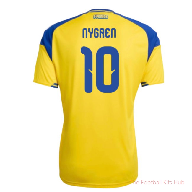 2026-2027 Sweden Home Shirt (Nygren 10)