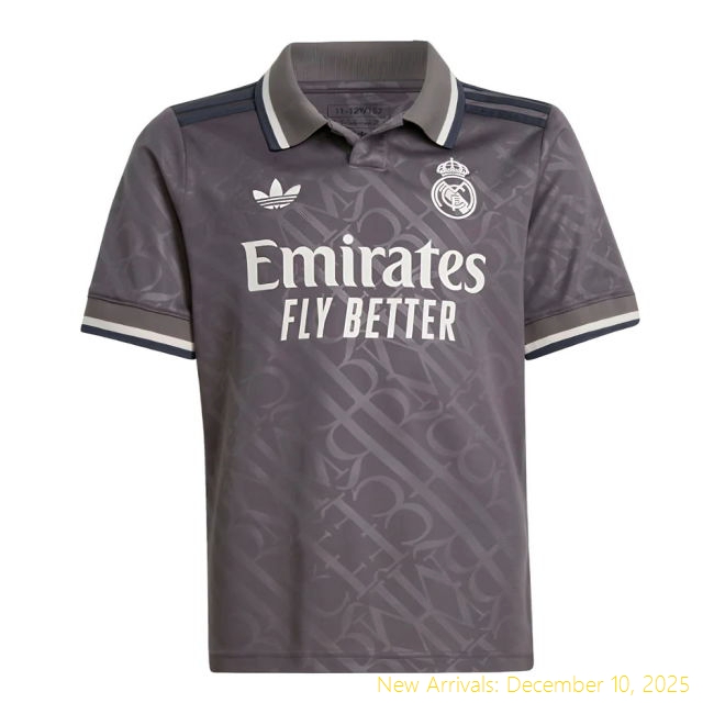 2024-2025 Real Madrid RM Premium Third Youth Kit (Vini Jr. 7)