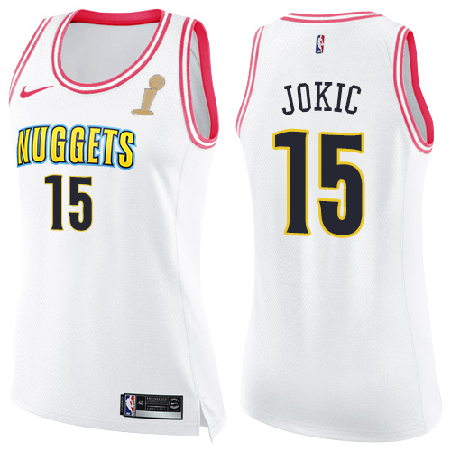 Official Nuggets Nikola Jokic #15 2023 Finals Swingman NBA Jersey