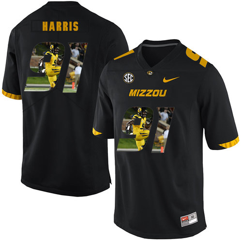 Men's None Black 2024 comfortable Charles Harris #91 high quality