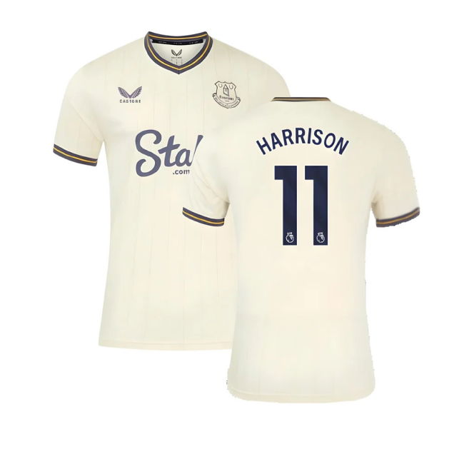 Passionate Everton Everton Third Shirt Harrison #11 Elite Performa...