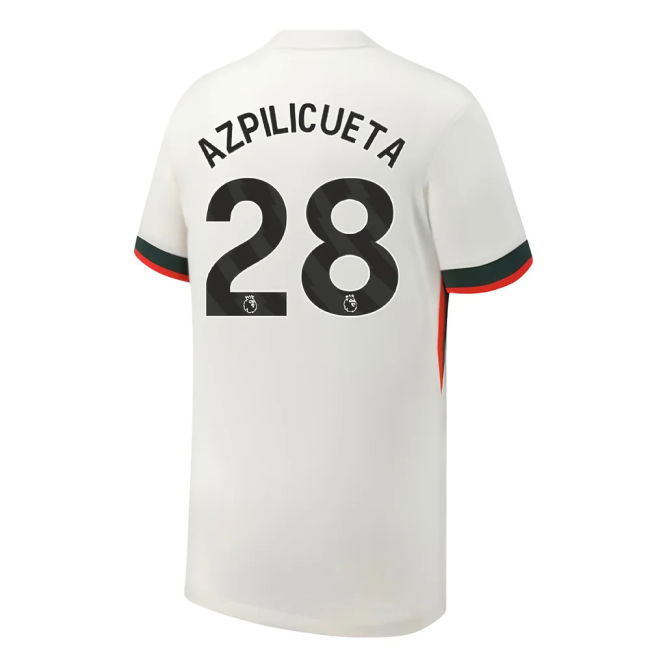 Chelsea Away Football Jersey 2025-20 Azpilicueta 28 L S Kids