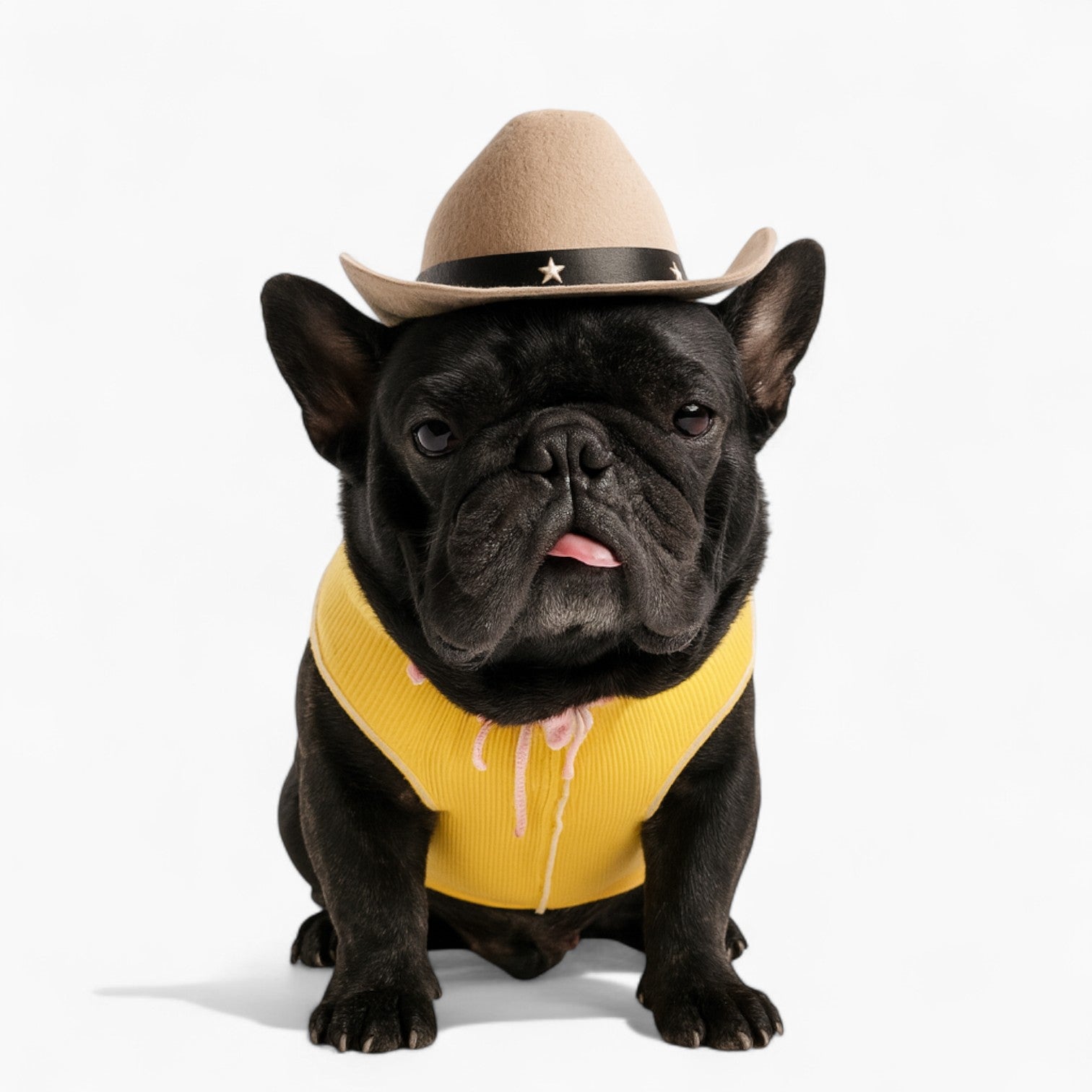 Bulldog Cowboy Hat – Funny Pet Costume Accessory For Dogs For Dog Lovers