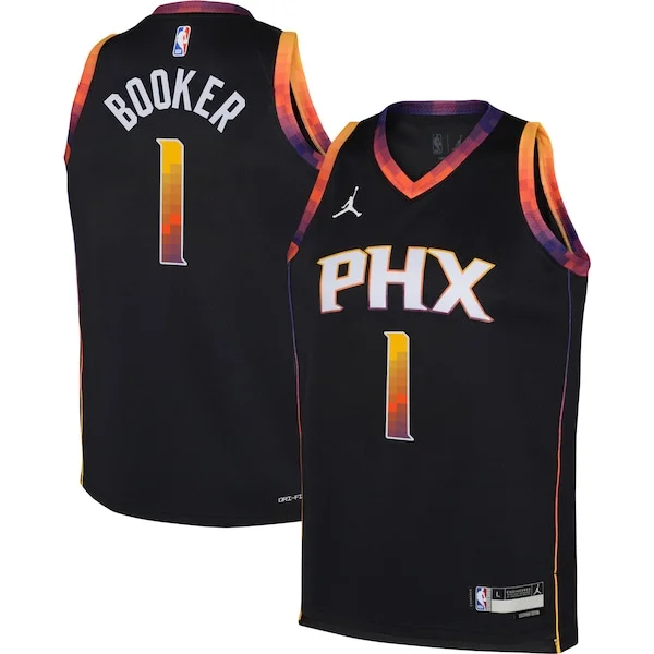 Devin Booker PHX Swingman Jersey - classic Basketball - Black