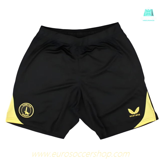 2024-2025 Charlton Away Shorts (Black)