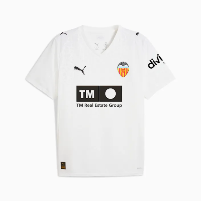 2025-2026 Valencia Home Football Shirt Reinforced Seams