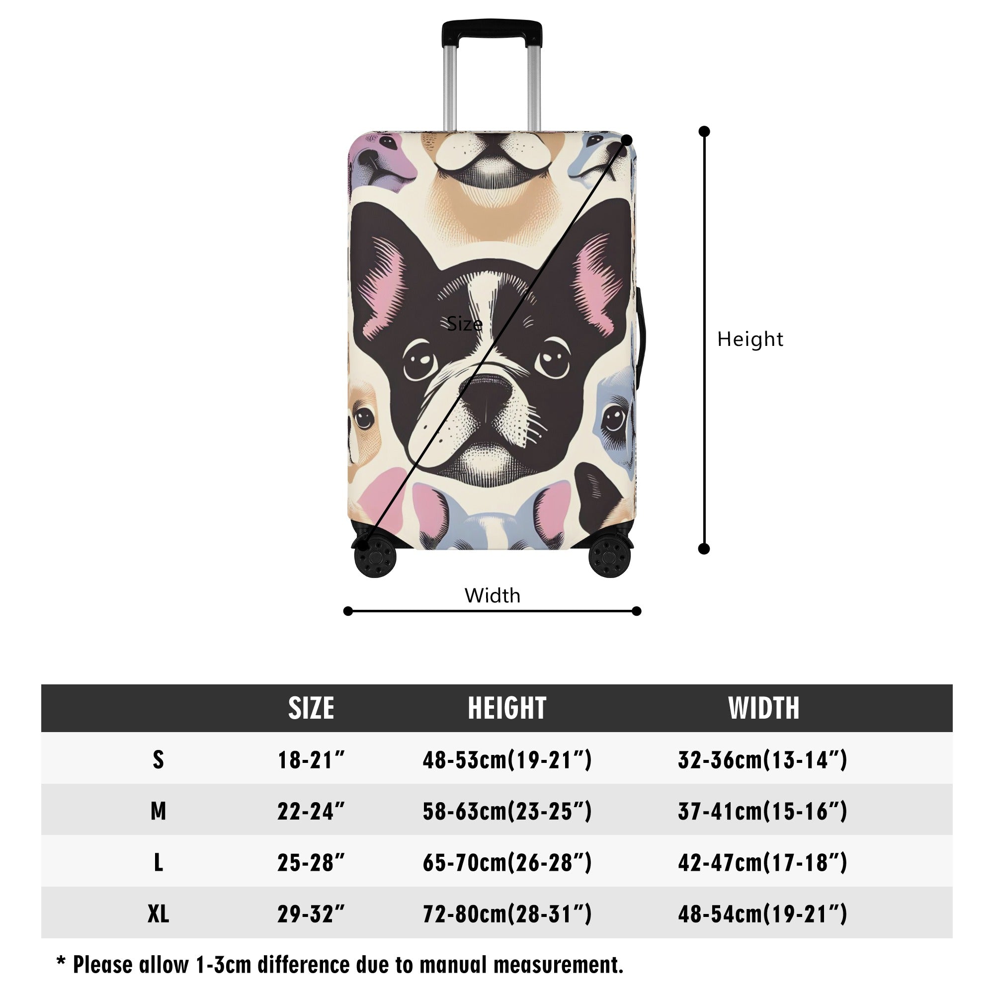Premium Warm Non-slip Frank - Non-slip Luggage Cover Pet Gear