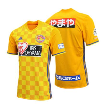 Breathable Sendai Vegalta Home 201718 Soccer Jersey Shirt