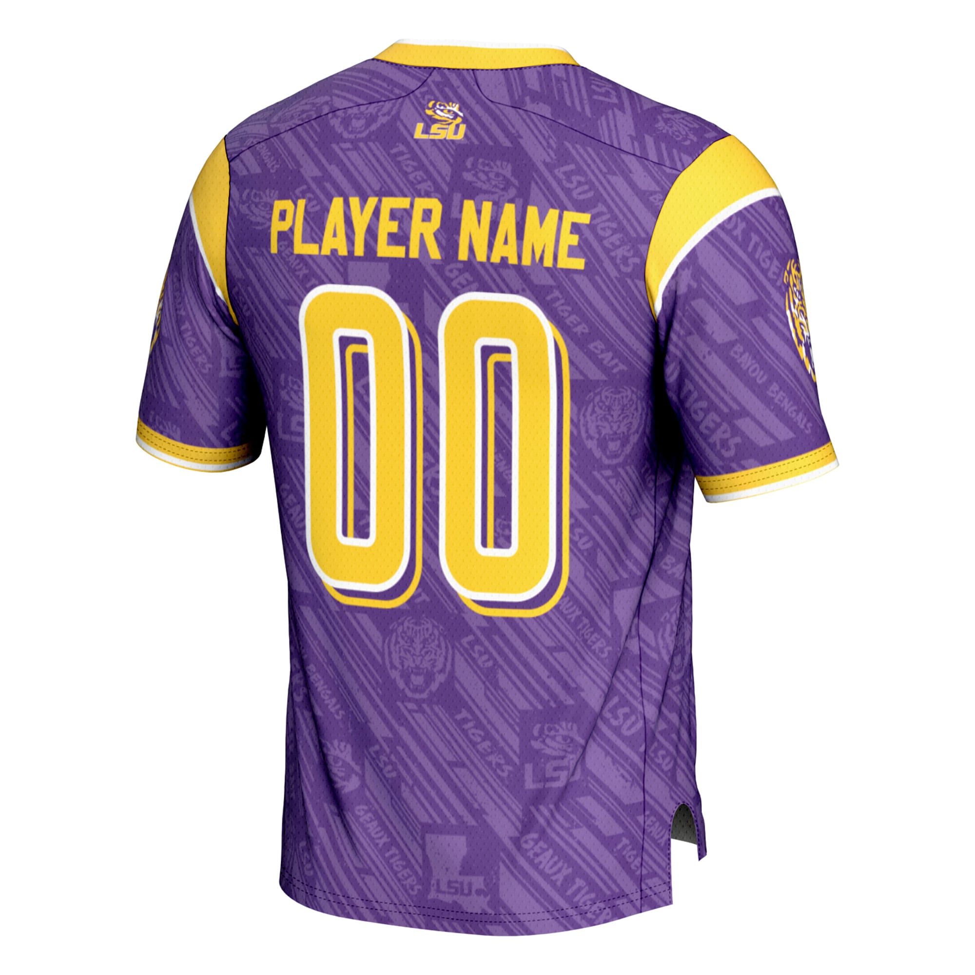 LSU Tigers GameDay Greats Highlight Print NIL Pick-A-Player 2026 Season Football Jersey - Purple