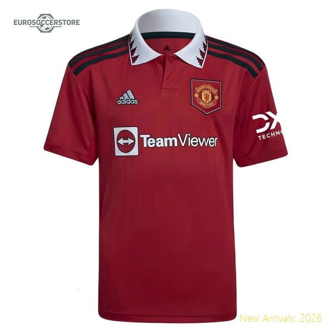 High-quality Kids Man Utd Jersey 2022-2023 Soft-touch Drycell