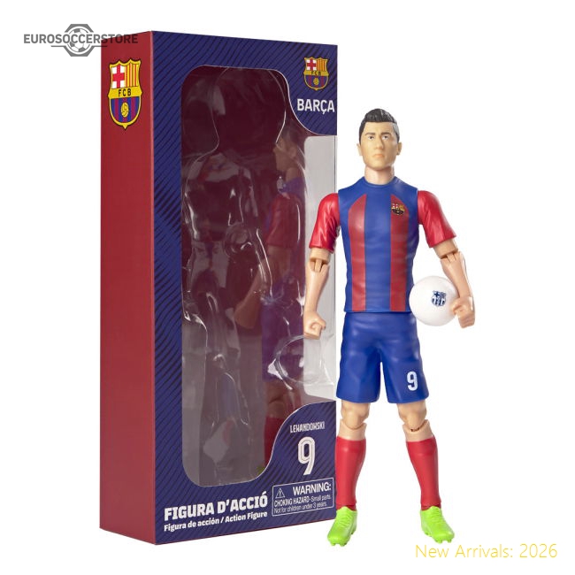Premium-grade Fc Barca Lewandowski 20cm Action Figure - Affordable