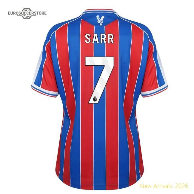 S Crystal Palace Female 2025 Home Jersey Shirt Football Fan Supporter For Football Fans