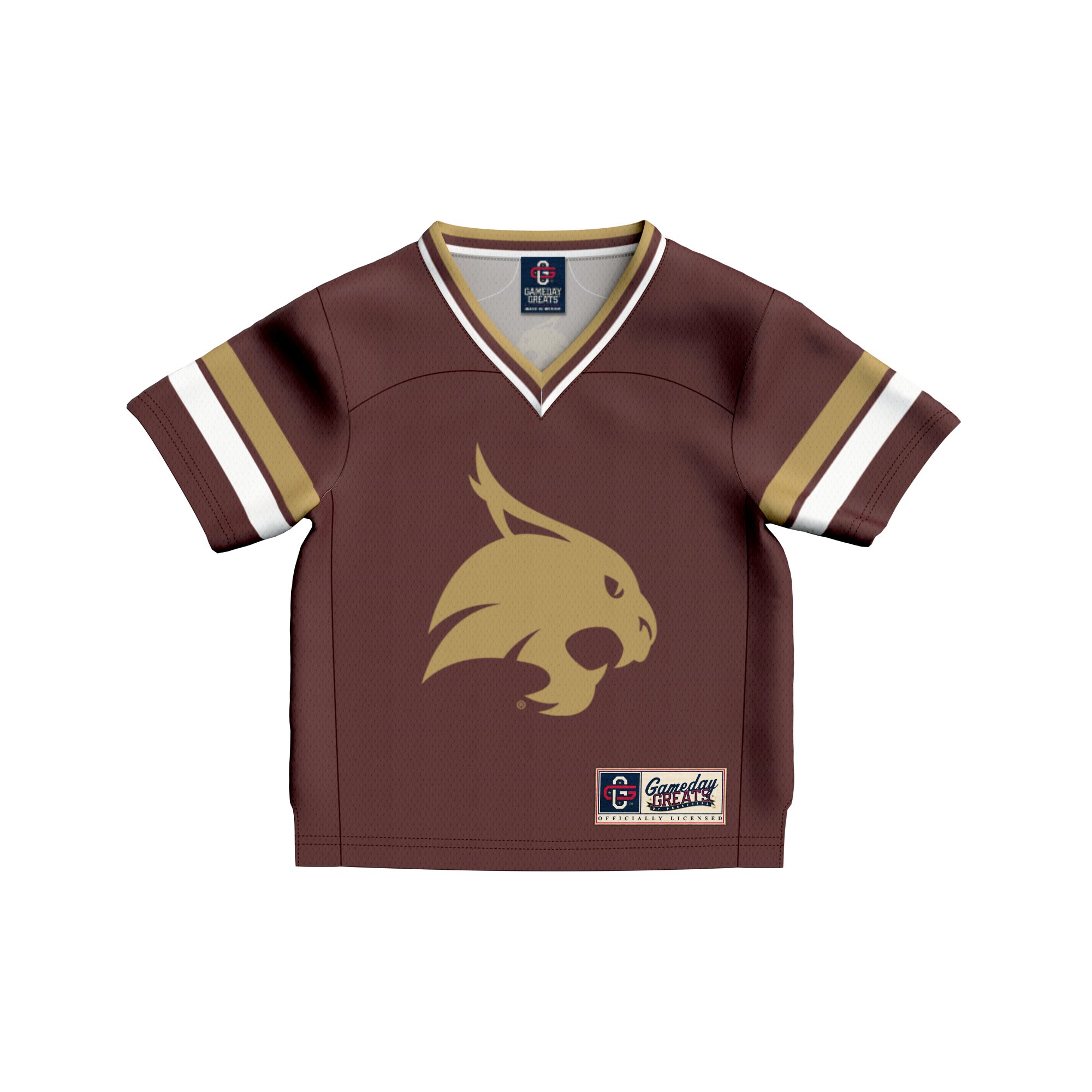 #1 Texas State Bobcats GameDay Greats Infant Lightweight Collegiate Football Fashion 2026/2027 Football Jersey - Maroon